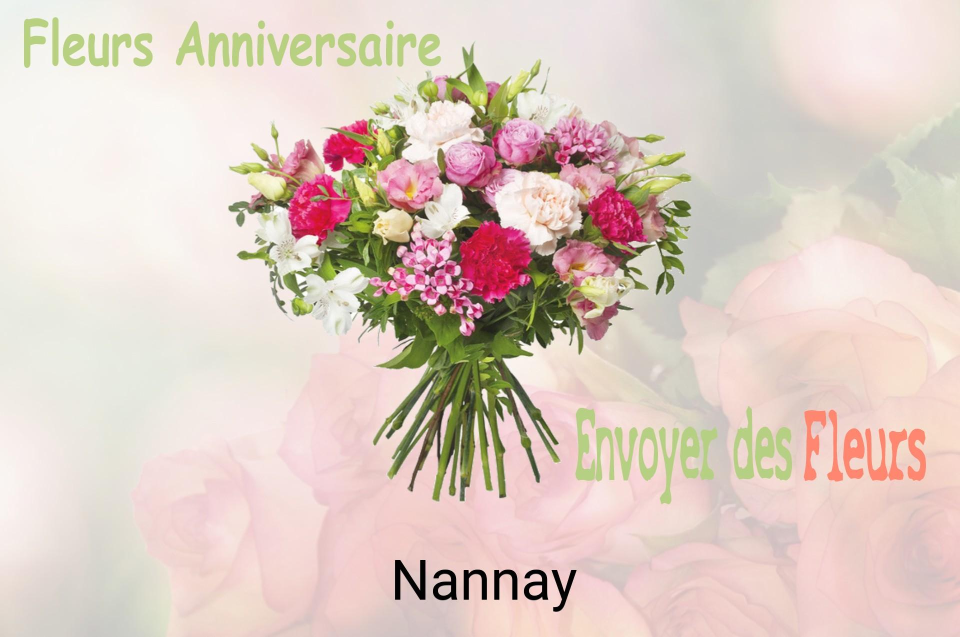 Bouquet de fleurs d’anniversaire livré à Nannay